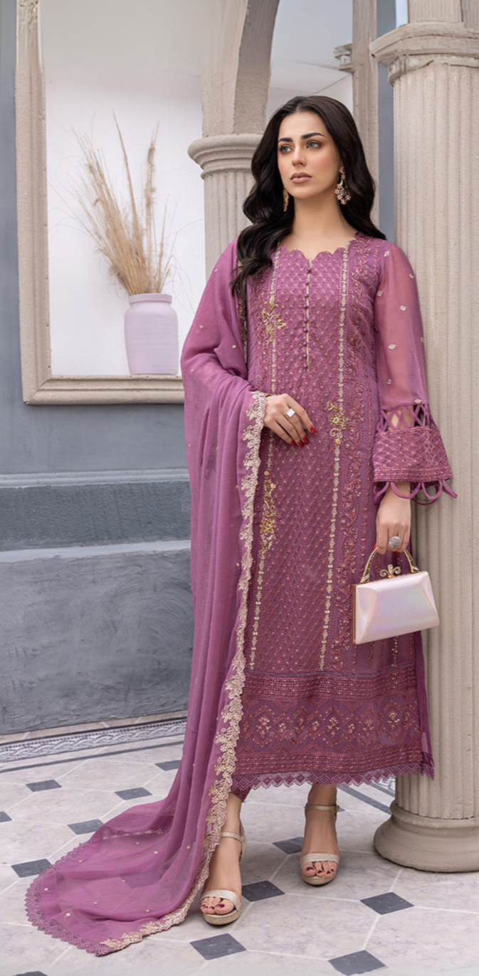 Radiant Faux Georgette Salwar kameez | Graceful and Stunning