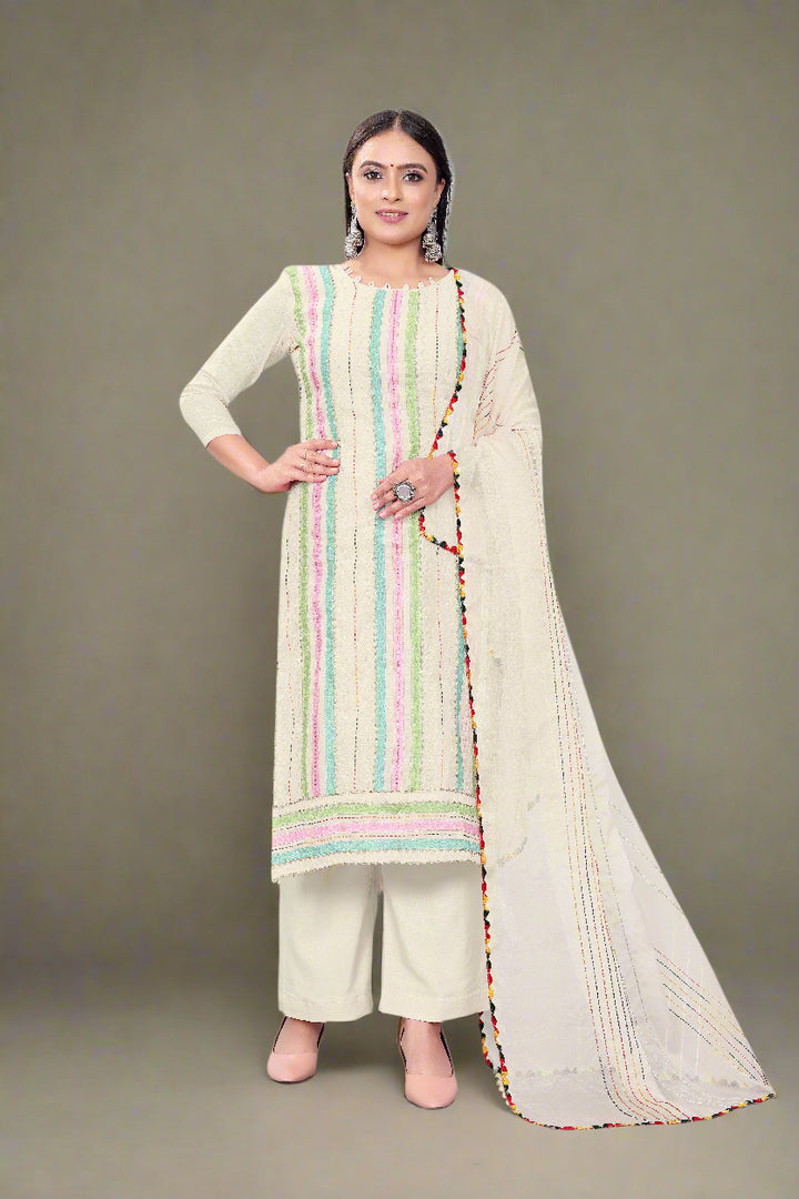 Radiant Chanderi Cotton Salwar kameez | Graceful and Stunning
