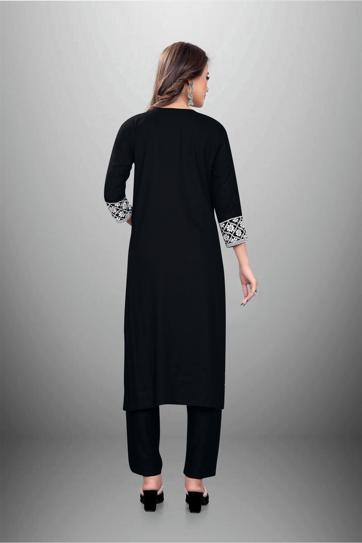 Rayon Kurti Set for Women | Stylish Embroidered Ethnic Wear