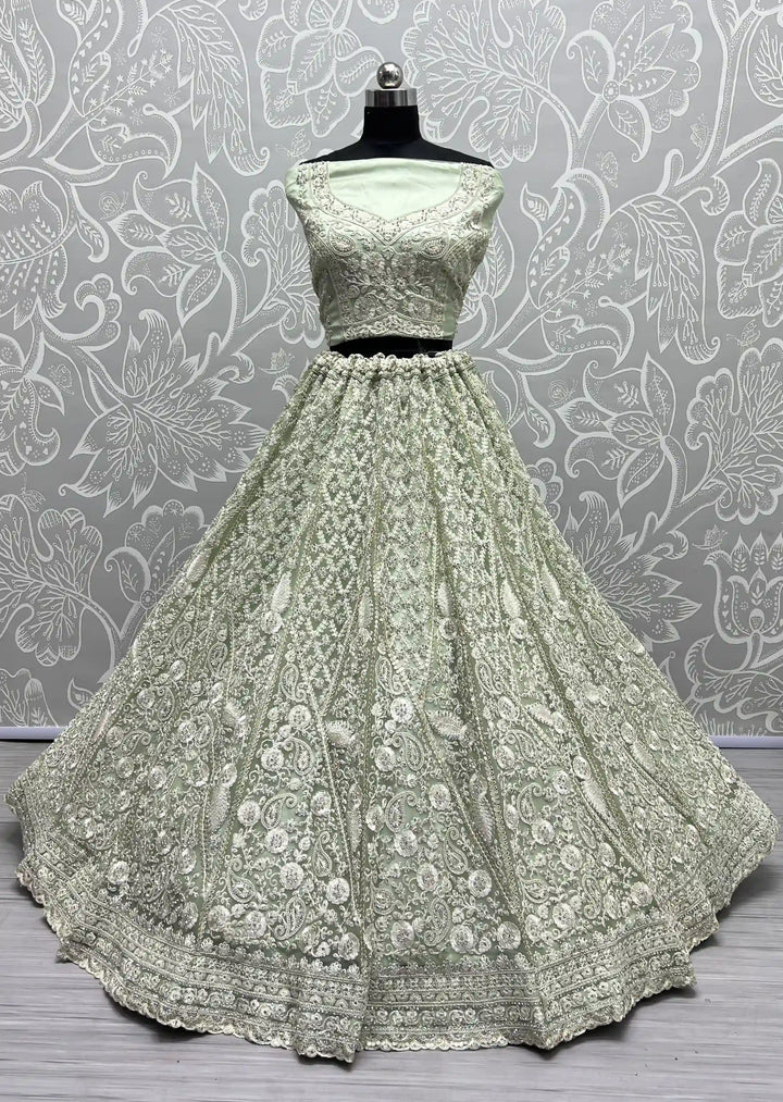Net Lehenga Choli Set | Soft Net Dupatta with Diamond Perfect for weddings