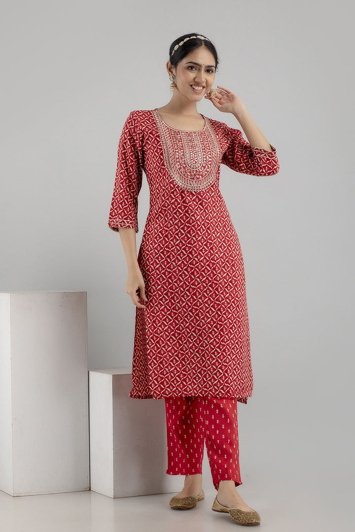 Rayon-Cotton Digital Printed Salwar Kameez | Perfect for Traditional Wear
