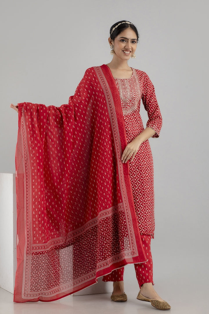 Rayon-Cotton Digital Printed Salwar Kameez | Perfect for Traditional Wear