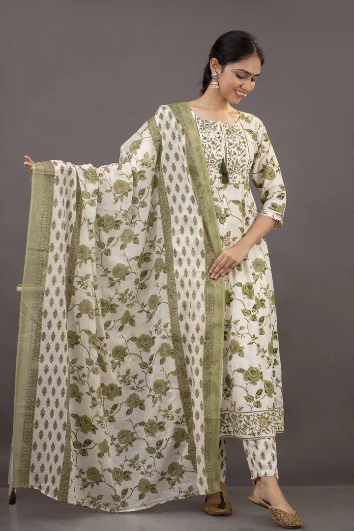 Rayon-Cotton Digital Printed Salwar Kameez | Traditional Wedding & Party Wear