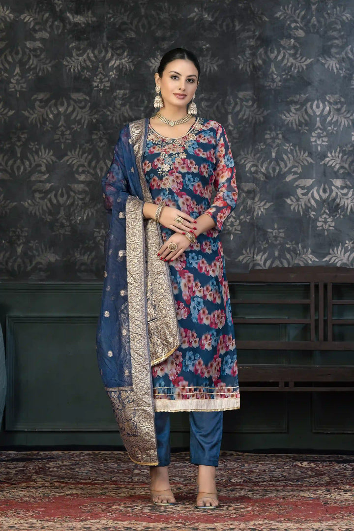 Chic organza Salwar kameez | Perfect for Festive Wear