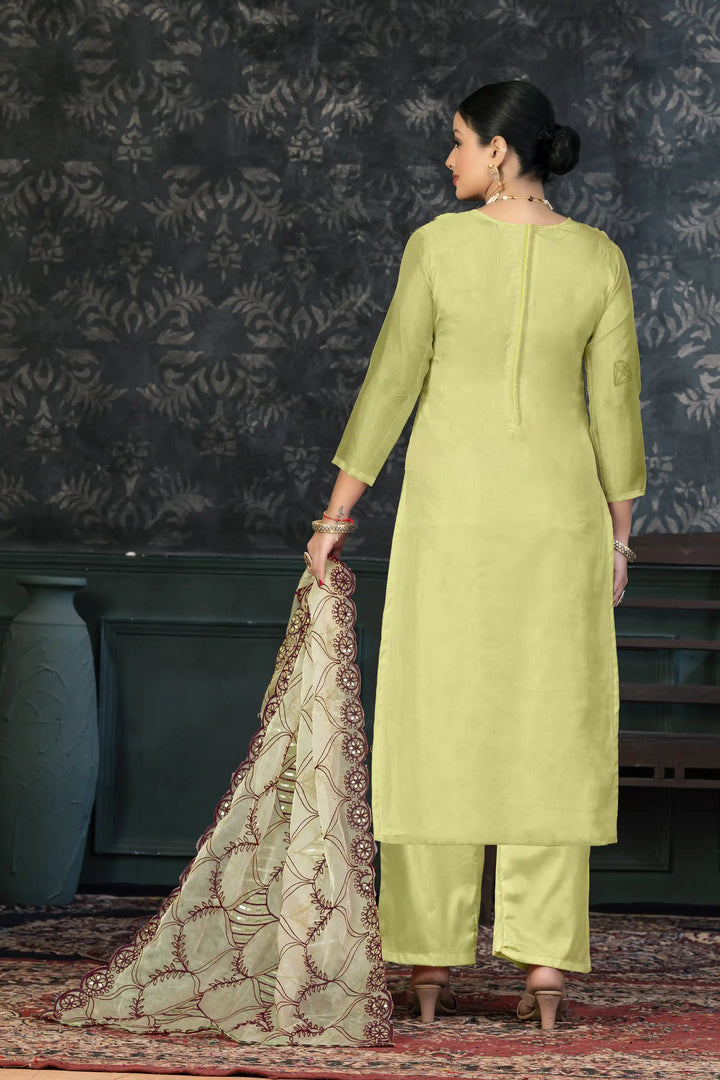 Elegant Organza Kurtis Set | Hand-Embroidered for Parties & Festive Events