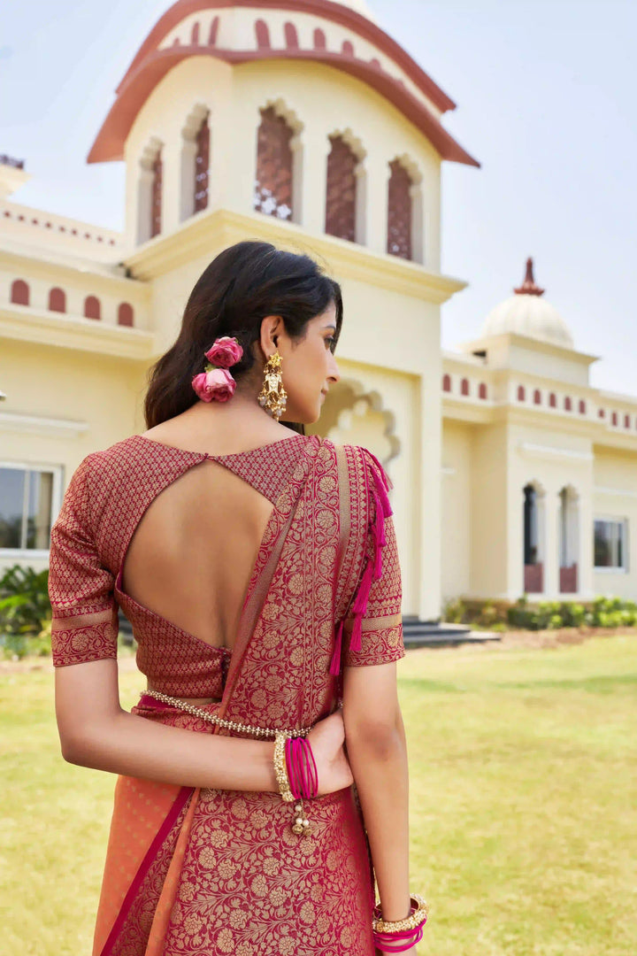 Elegant Georgette Saree | Woven Designer Look for Special Events & Parties