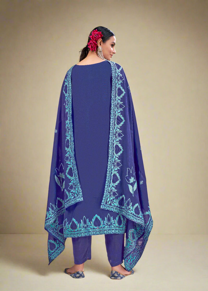 Heavy Wevon Designer Salwar Kameez | Viscose Fabric for Special Events