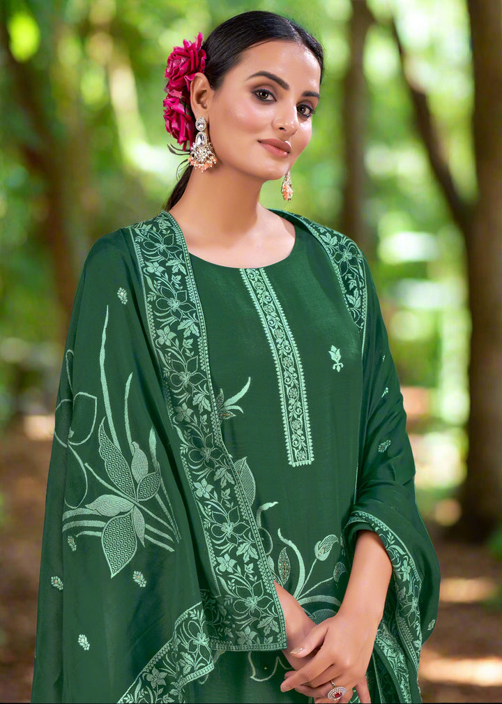 Viscose Salwar Kameez | Heavy-Wevon Designer for Special Events & Weddings