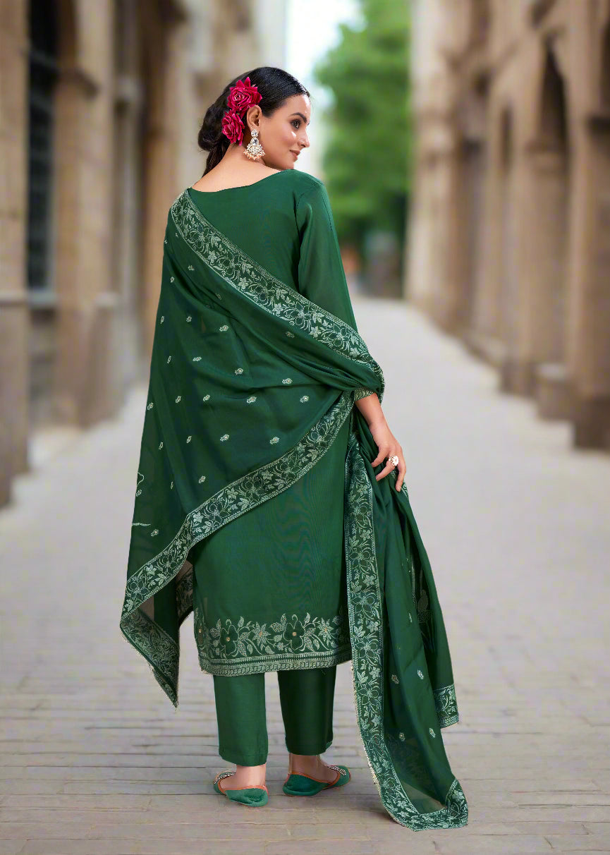 Viscose Salwar Kameez | Heavy-Wevon Designer for Special Events & Weddings