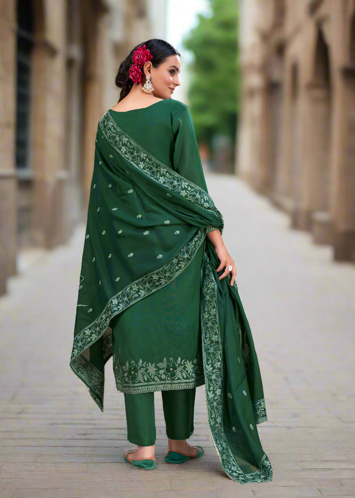 Viscose Salwar Kameez | Heavy-Wevon Designer for Special Events & Weddings