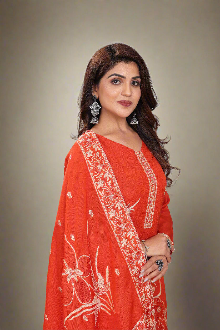 Viscose Salwar Kameez | Heavy-Wevon Designer for Special Events & Weddings