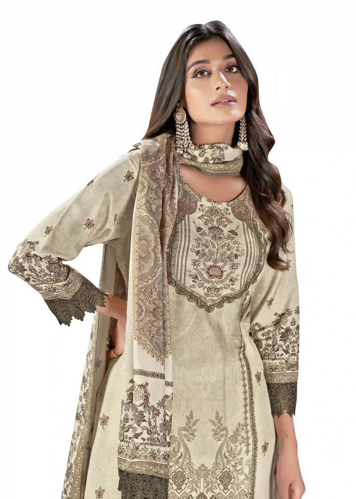 Designer-Printed Muslin Kurtis Set | Three-Quarter Sleeve for Special Events