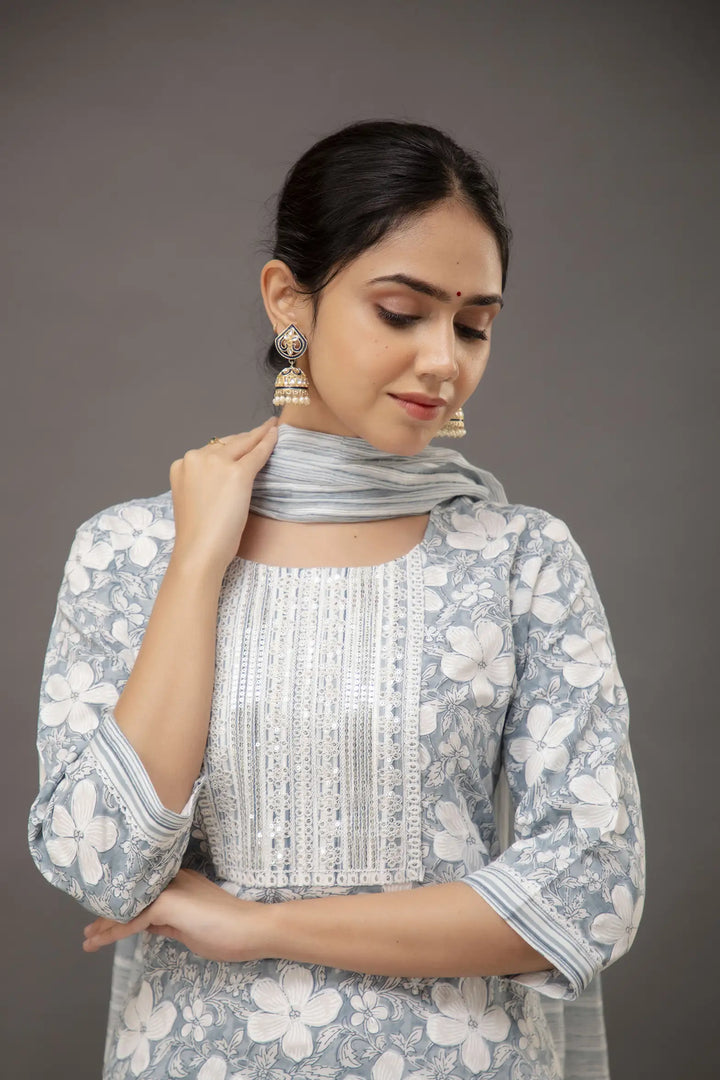 Stylish Rayon-Cotton Salwar Kameez | Perfect for Special Events & Parties