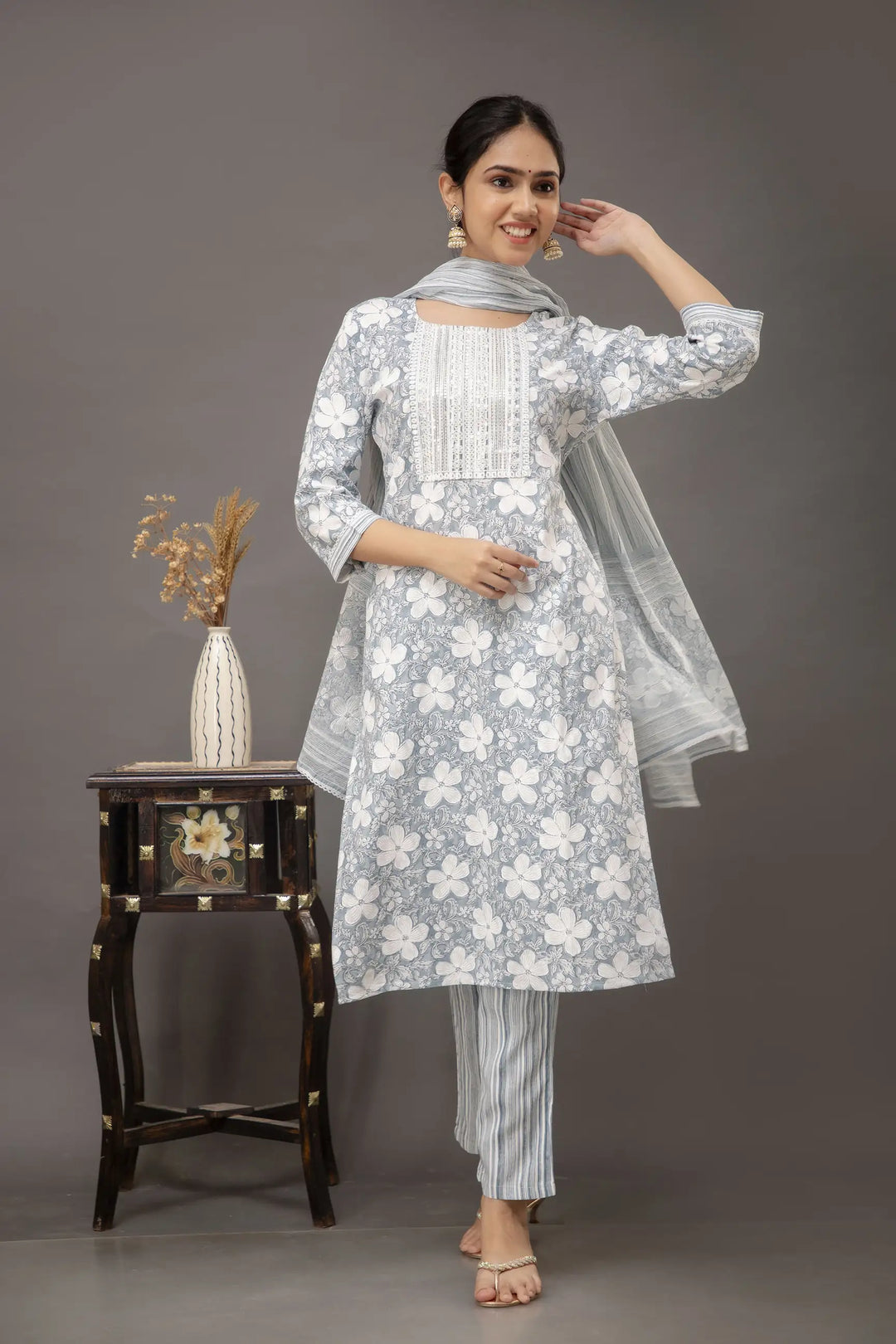 Stylish Rayon-Cotton Salwar Kameez | Perfect for Special Events & Parties