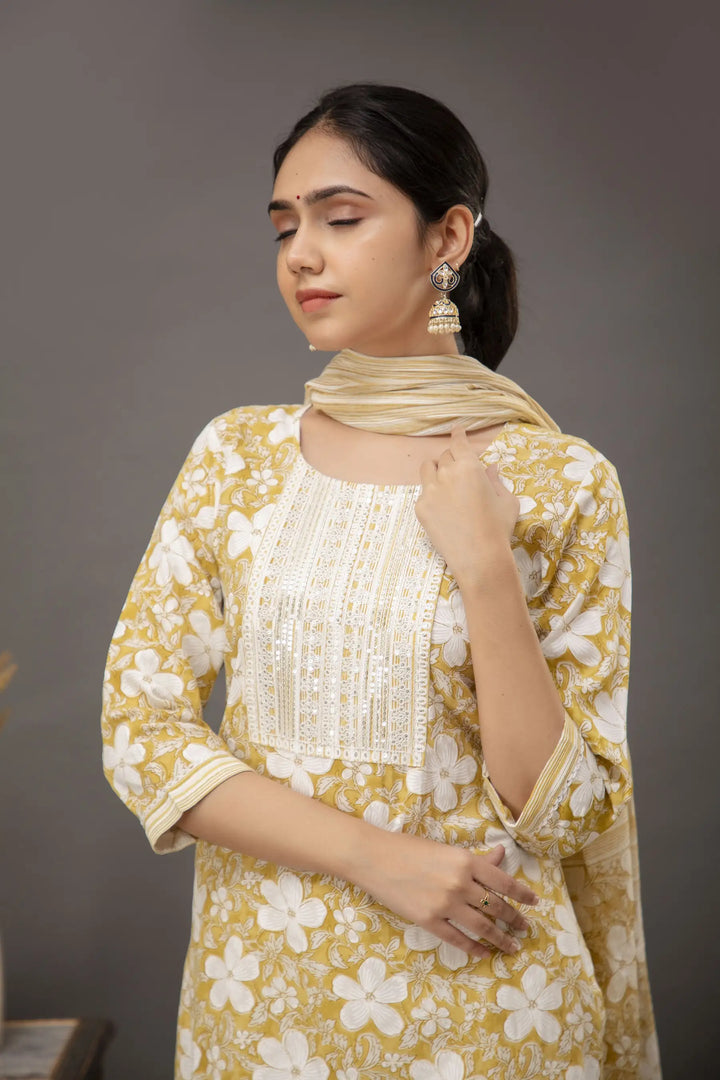 Stylish Rayon-Cotton Salwar Kameez | Perfect for Special Events & Parties