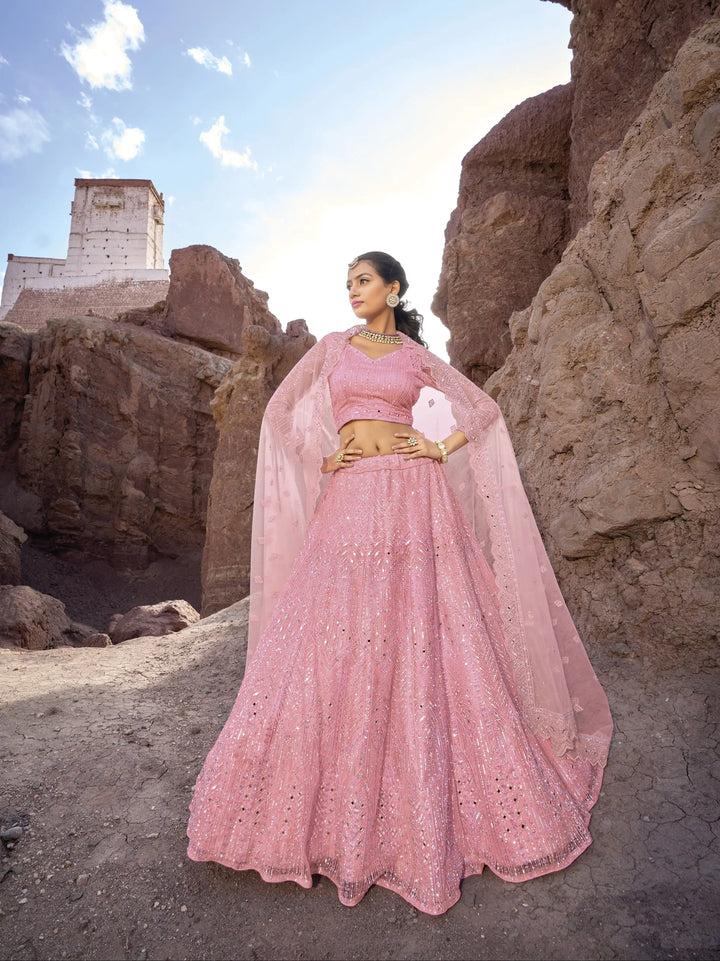 Stunning Net Lehenga with Dupatta | A Graceful Addition to Your Wardrobe
