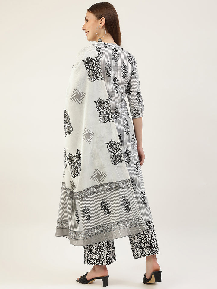 Elegant Designer White Kurti Set | Indian Ethnic Wear for Women