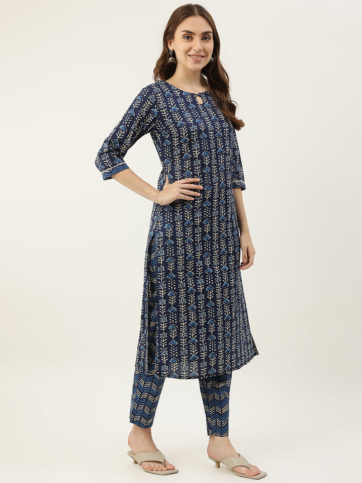 Party Wear Blue Kurti Set | Celebrate Indian Culture with Style