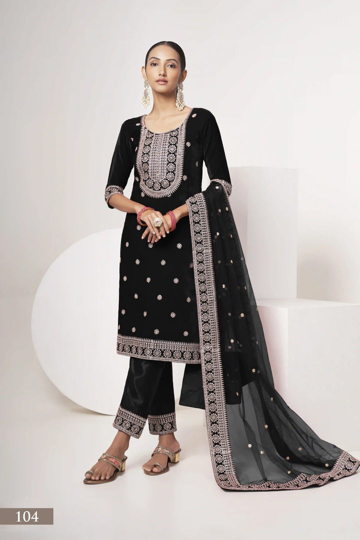 Elegant Velvet Kurti Set | Knee-Length Top & Stylish Elbow Sleeves