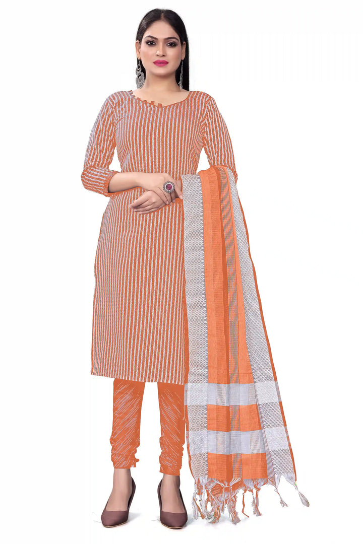 Charming Cotton Kurti Set | Knee-Length Top & Elegant Dupatta