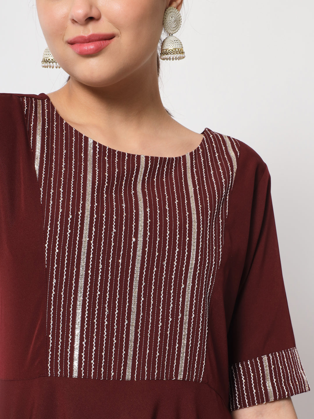 Designer Printed Kurti with Dupatta | Poly Crepe and Georgette Kurti
