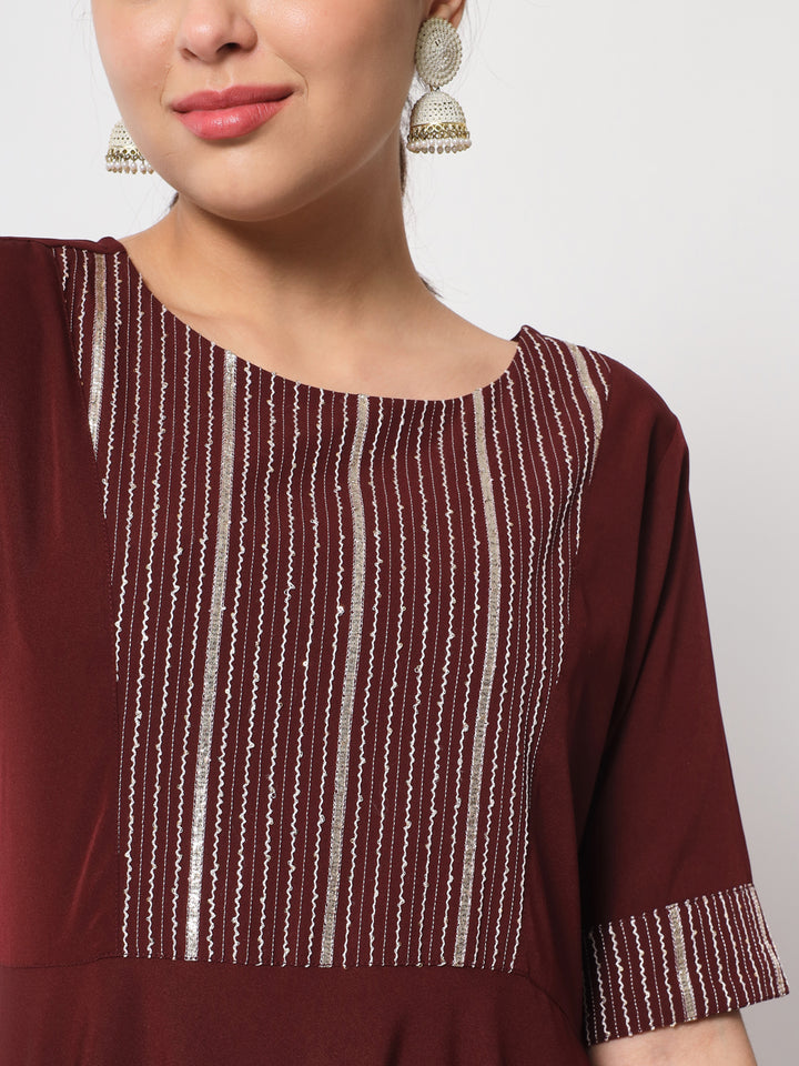 Designer Printed Kurti with Dupatta | Poly Crepe and Georgette Kurti