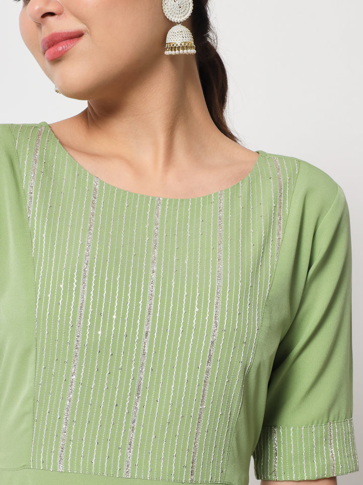 Designer Printed Kurti with Dupatta | Poly Crepe and Georgette Kurti