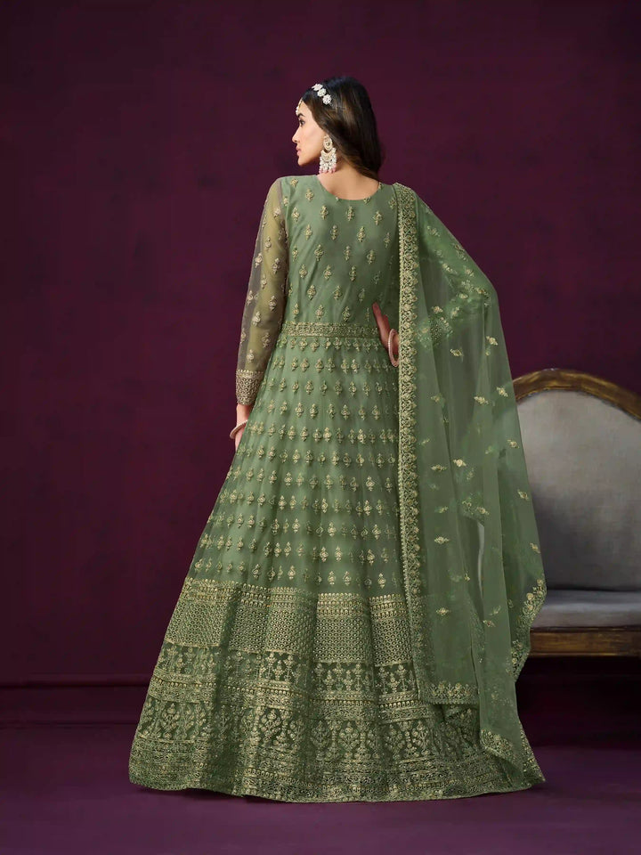 Stylish Net Anarkali Suit Set | Perfect for Special Occasions