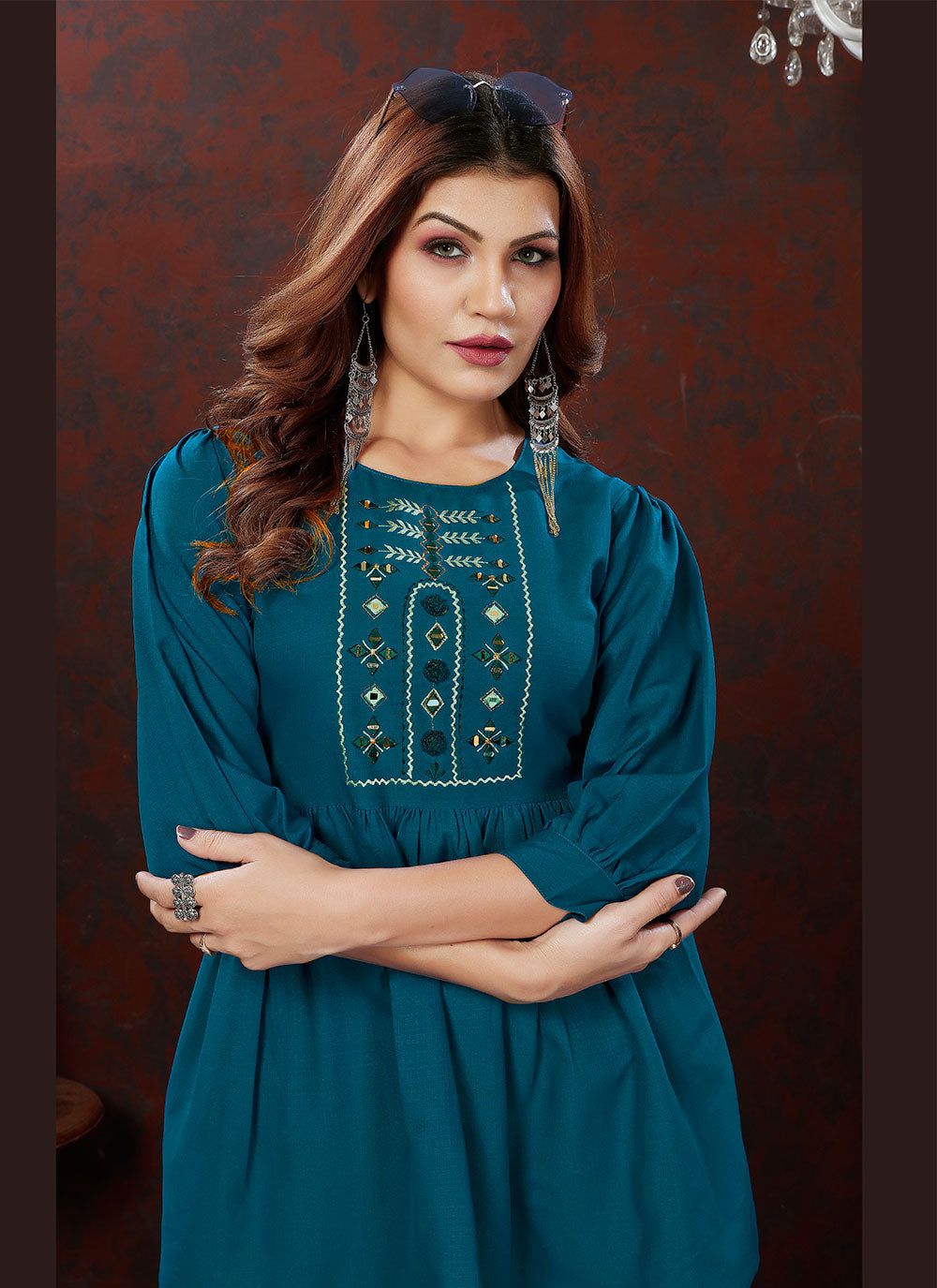 Maaza Cotton Kurti for Wedding | Party Wear Kurta with Pocket