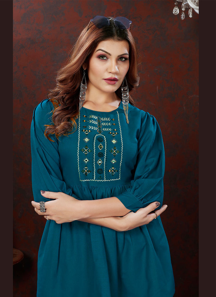 Maaza Cotton Kurti for Wedding | Party Wear Kurta with Pocket