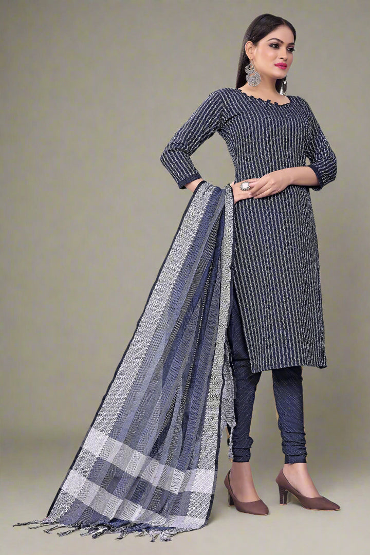 Cotton Top & Bottom Set with Wevon Designer Dupatta | Perfect for Every Occasion
