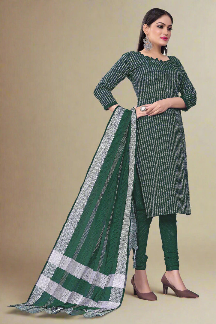 Cotton Top & Bottom Set with Wevon Designer Dupatta | Perfect for Every Occasion