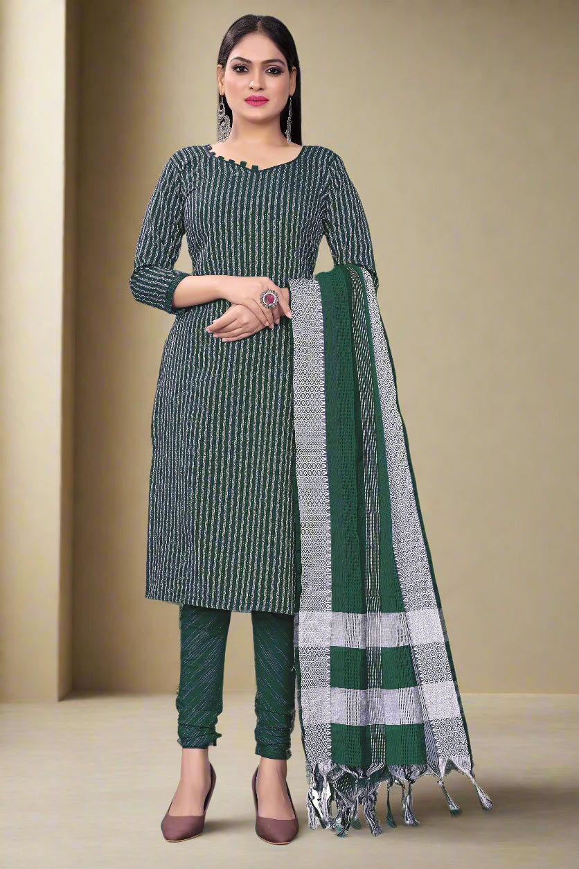 Cotton Top & Bottom Set with Wevon Designer Dupatta | Perfect for Every Occasion