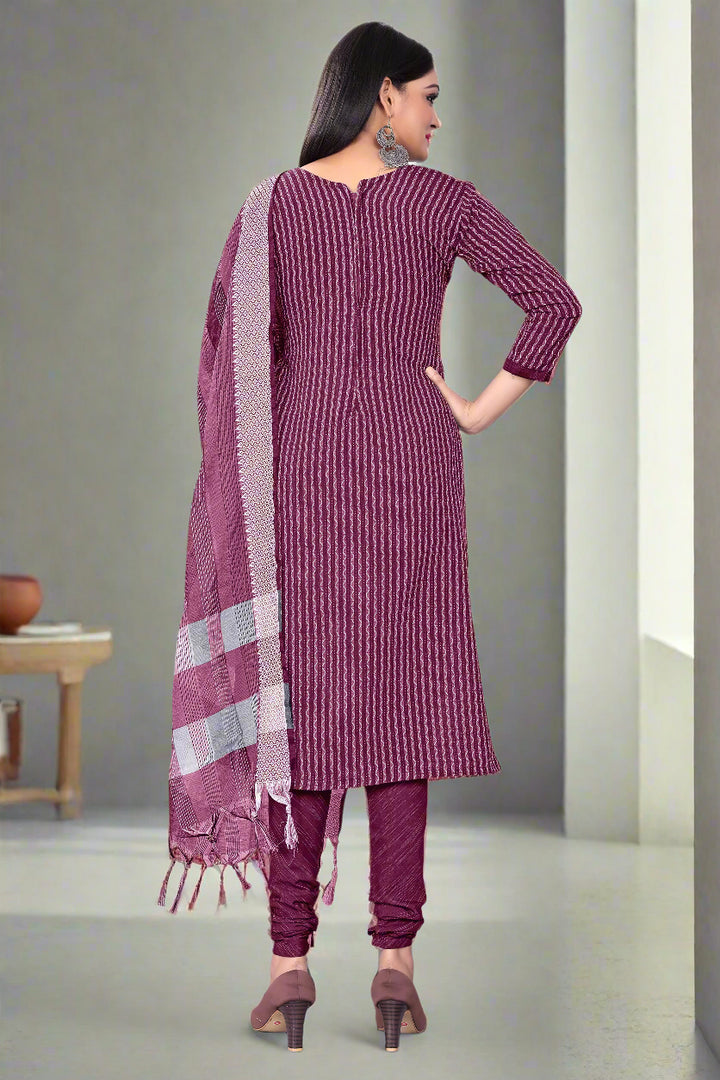 Cotton Top & Bottom Set with Wevon Designer Dupatta | Perfect for Every Occasion