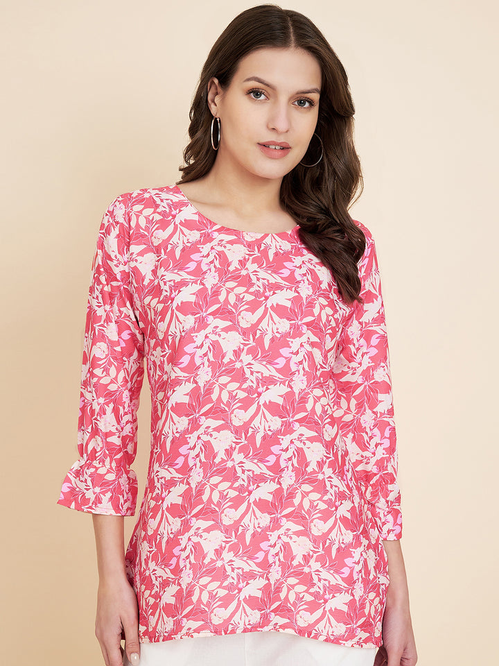 Fashionable Maroon Short Kurti Set | Comfortable and Stylish for Women