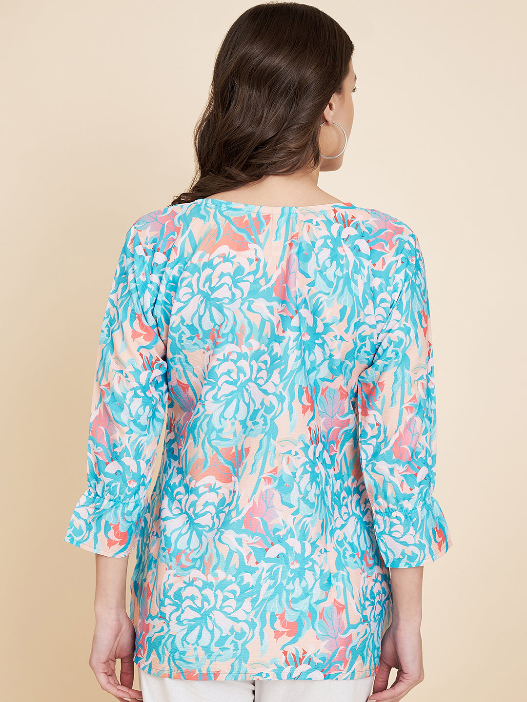 Blue Kurti Set | Trendy Designer Prints for Casual or Office Outings
