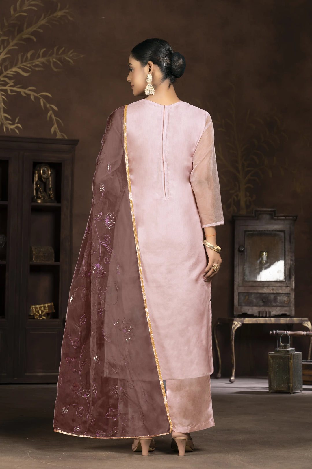 Stylish Organza Kurti Set | Designer Handwork & Printed Patterns