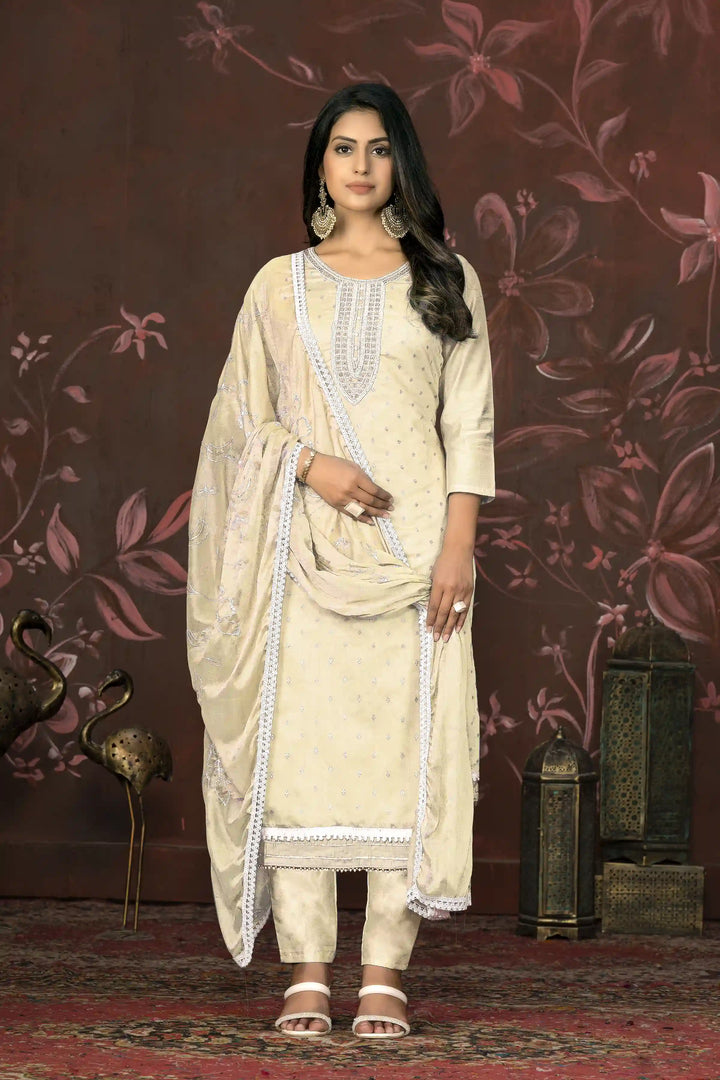 Modal Butti Santoon Suit | Hand Work Nazmin Dupatta, Santoon Bottom