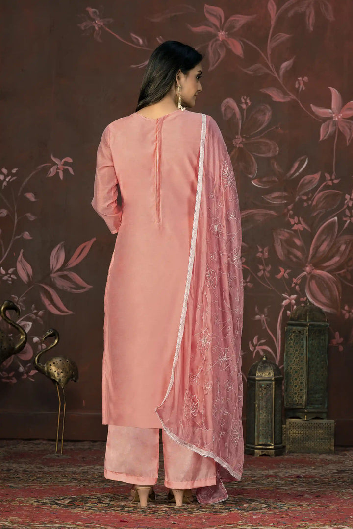 Premium Modal Butti | Stylish Handwork Suit with Organza and Santoon Combo
