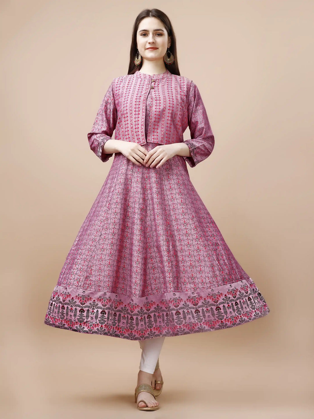 Modern Mustard Cotton Kurti | Lightweight & Stylish with Foil Print