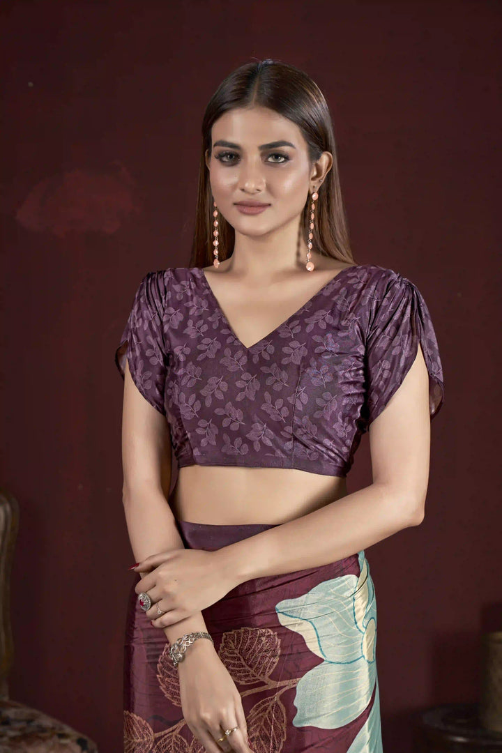 Designer Digital Printed Crepe Soft Silk Saree for Weddings | Elegant & Stylish
