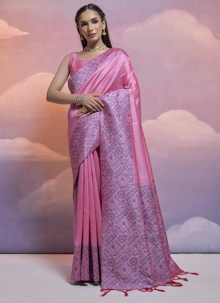 Handloom Silk Designer Saree | Wedding and Festive Special Event Wear