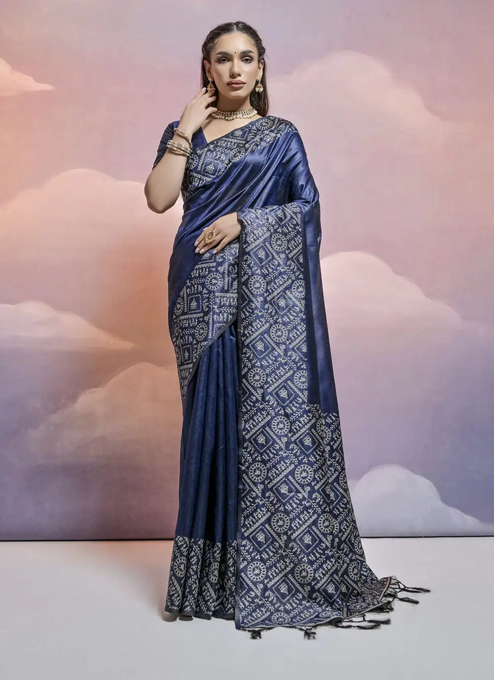 Handloom Silk Designer Saree | Wedding and Festive Special Event Wear