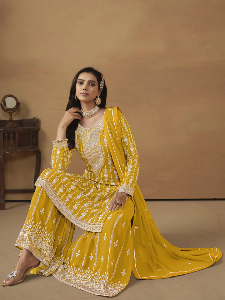 Elegant Faux Georgette Kurti Set | Perfect for Office & Weddings