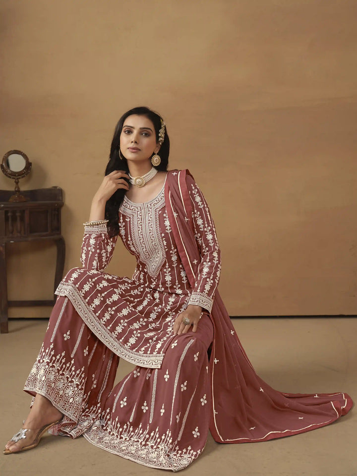 Elegant Faux Georgette Kurti Set | Perfect for Office & Weddings