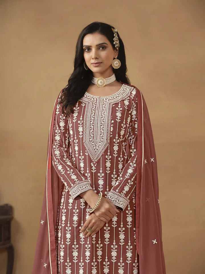 Elegant Faux Georgette Kurti Set | Perfect for Office & Weddings