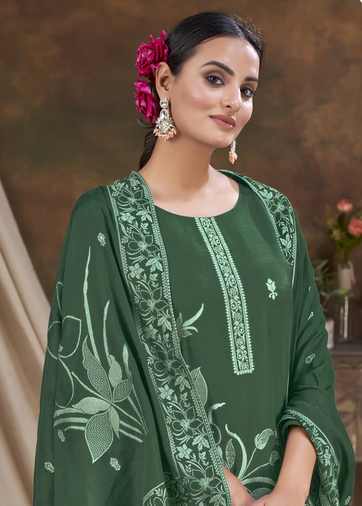Luxurious Gadwal Silk Kurti Set | Festivals & Special Occasions