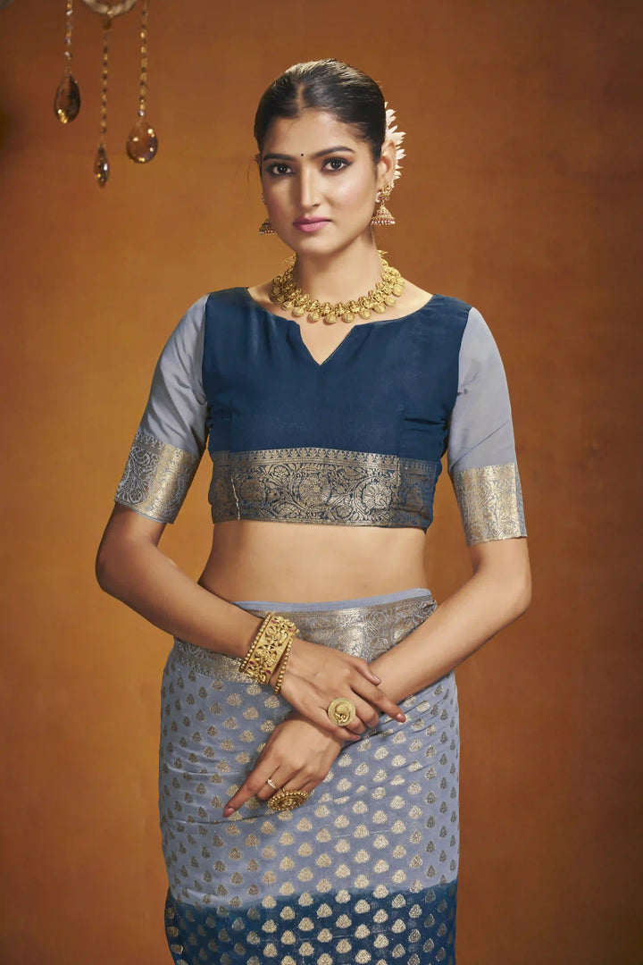 Elegant Georgette Saree | Woven Designer for Weddings & Special Events
