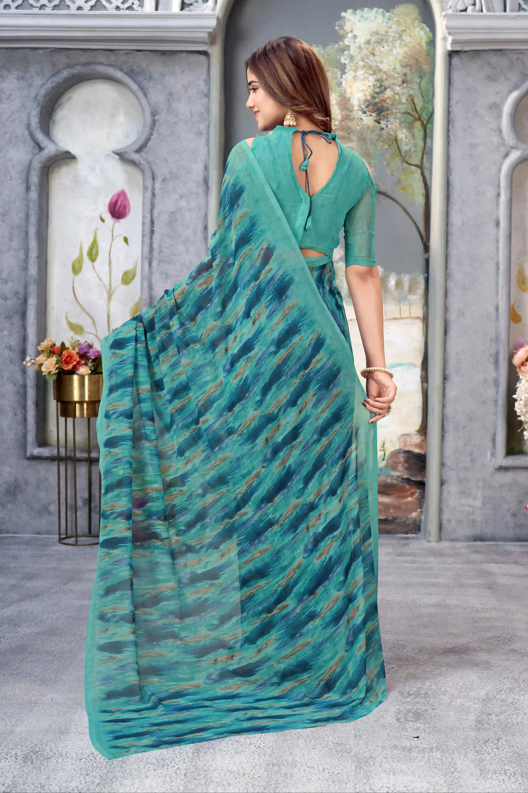 Designer-Printed Weight-Less Saree | Perfect for Weddings and Special Events