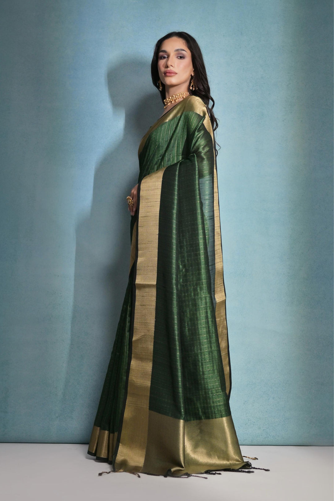 Raw-Silk Saree with Woven Jari Designer | Ideal for Weddings & Festivals